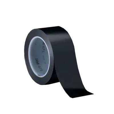 Корица на „Маркираща предпазна лента за повърхности 3М Vinyl 471, 50 мм х 33 м, самозалепваща, черна"