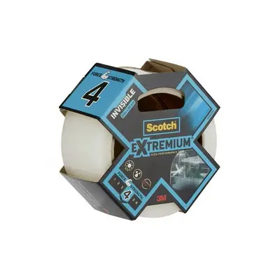 Корица на „Самозалепваща Duct лента Scotch® Extremium™ INVISIBLE, усилена, 48 мм x 20 м, невидима"