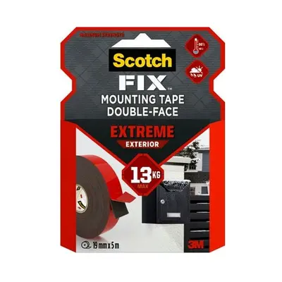 Корица на „Монтажна лента Scotch-FIX Extreme Exterior PT1100-1950-P, 19 мм x 5 м, издържл. 13 кг, 1 кг/150 мм"