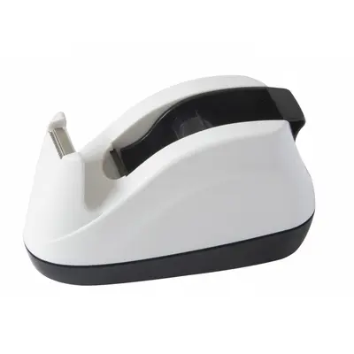 Корица на „Настолен тиксодържач Deli Vivid E808, 123x57x65 мм, за ленти до 19 мм х 33 м, бял"