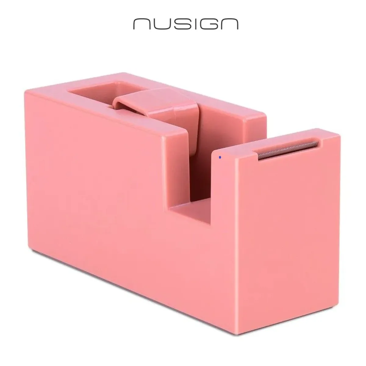 Настолен тиксодържач Nusign Classic ENS121, 114x45x59 мм, за ленти до 19 мм х 33 м, розов