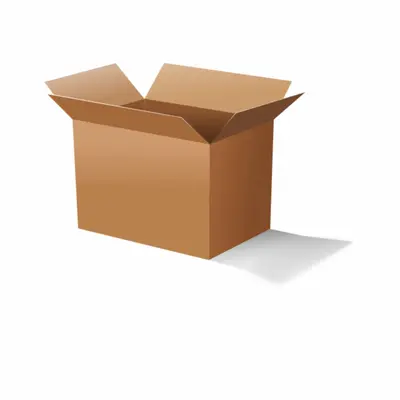 Корица на „Кашон за пратки TMPD, с горно отваряне, 400x250x300 мм, петслойно велпапе, кафяв"