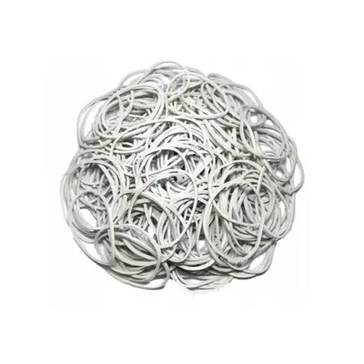 Корица на „Ластици OFFICE PRODUCTS, каучукови, ф50 мм, 1.5х1.5 мм, бели, опаковка 1 кг"