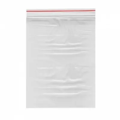 Корица на „Плик с цип Extrapack, LDPE, 35 mic, кристален, 230х310 мм"