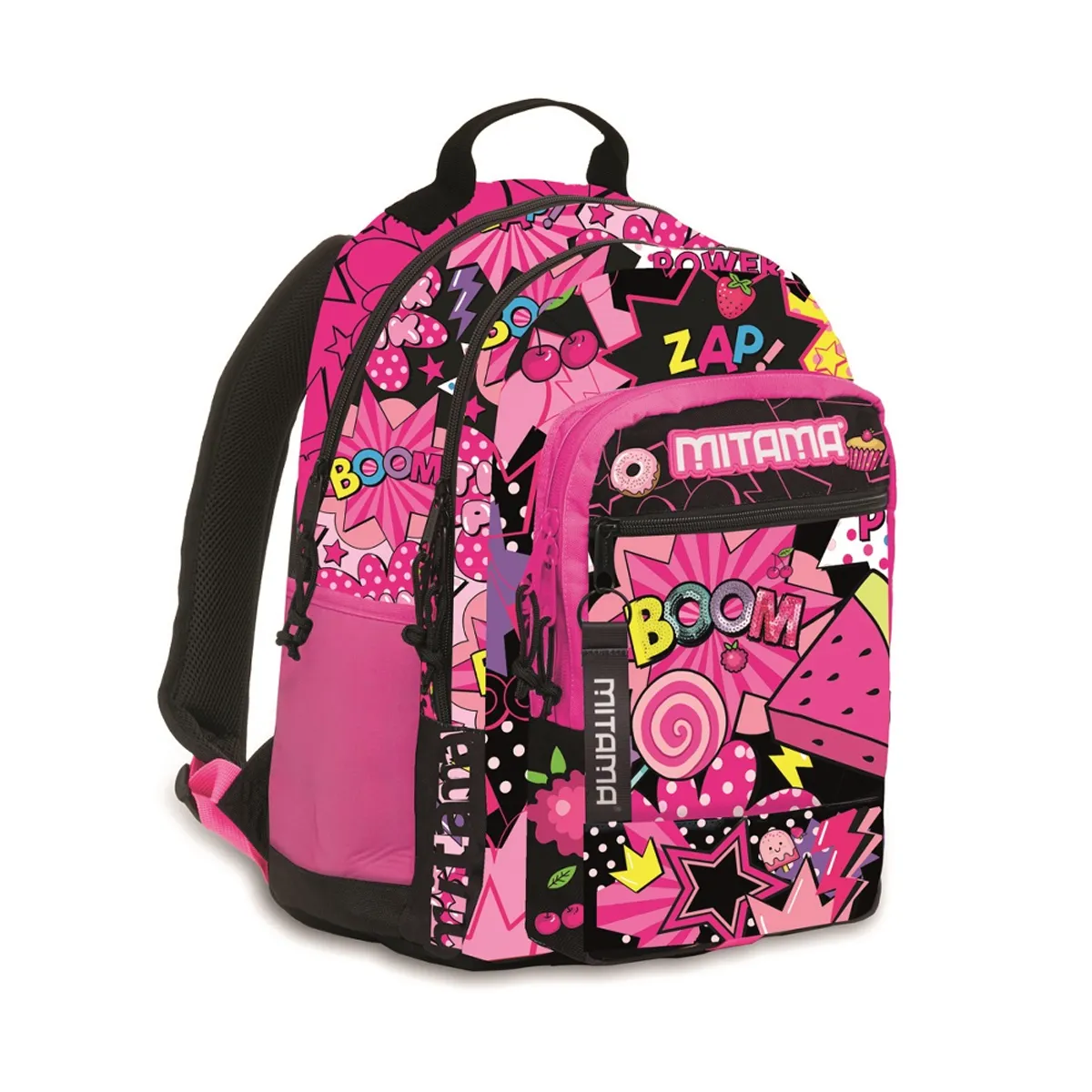 Ученическа раница MITAMA New Plus Candy Boom, 4 отделения