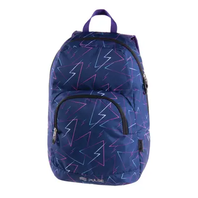 Корица на „Ученическа раница PULSE Solo Blue Triangle, 2 отделения"