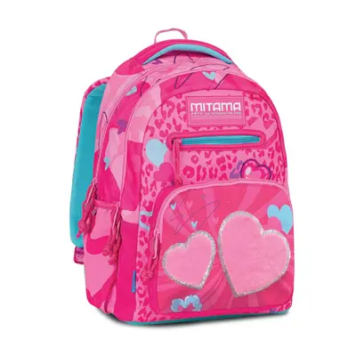 Корица на „Ученическа раница MITAMA NEW PLUS FunnyPink, 4 отделения"