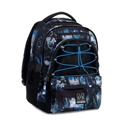Корица на „Ученическа раница MITAMA #BDBF BlueDrops, за момче, 4 отделения, USB Port"