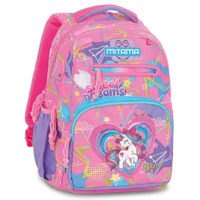 Корица на „Ученическа раница MITAMA New Plus UniDream, за момиче, 4 отделения"