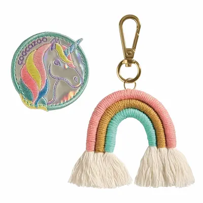 Корица на „Ключодържател и апликация с велкро COOCAZOO COLOUR UP-Set Unicorn"