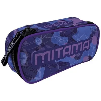 Корица на „Несесер с пълнеж MITAMA Ovale PURPLE CAMU от 3 химикалки и 2 молива с гума HB"