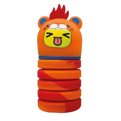 Корица на „Силиконов несесер MITAMA BOOM! Tiger, разтягащ се, d7см, 13-20 см, оранжев тигър"