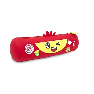 Корица на „Силиконов несесер MITAMA MITAMINI Red Food, с цип 22х6.5 см, червен"