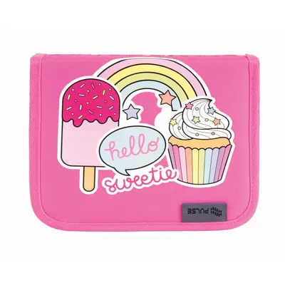 Корица на „Несесер без пълнеж PULSE Hello Sweetie едно отделение и два капака, розов"