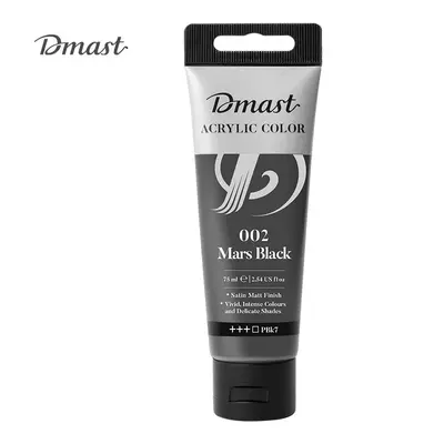 Корица на „Акрилна боя Deli Dmast EC330-MB, в тубичка 75 мл, 002 mars black"