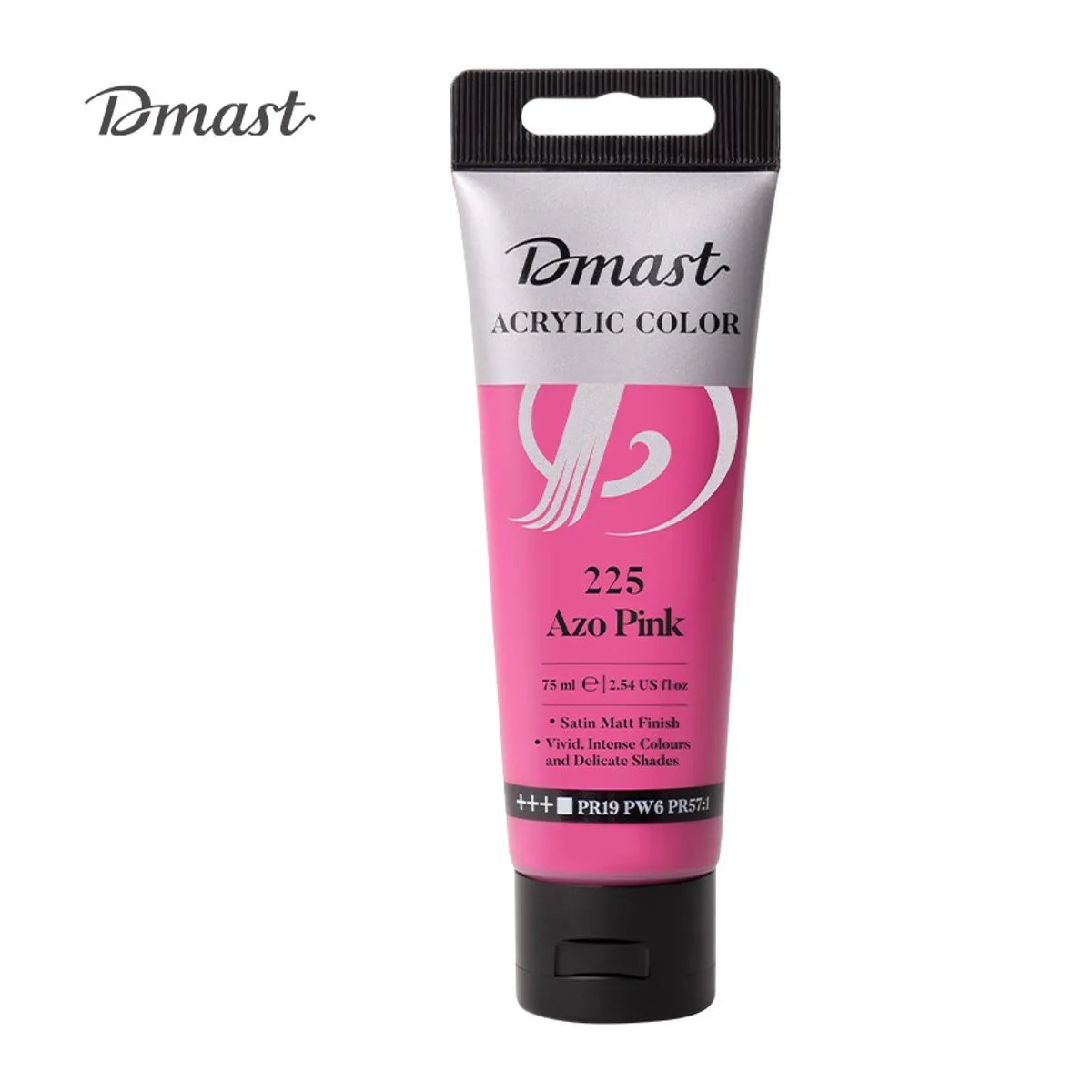 Акрилна боя Deli Dmast EC330-AP, в тубичка 75 мл, 225 azo pink