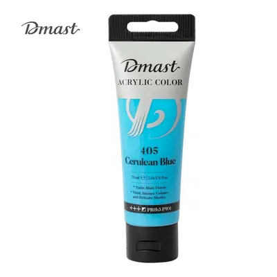 Корица на „Акрилна боя Deli Dmast EC330-CB, в тубичка 75 мл, 405 cerulean blue"