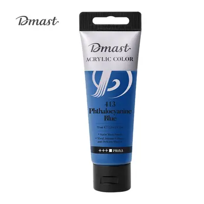 Корица на „Акрилна боя Deli Dmast EC330-PB, в тубичка 75 мл, 413 phtalocyanine blue"
