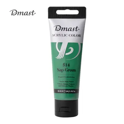 Корица на „Акрилна боя Deli Dmast EC330-SG, в тубичка 75 мл, 514 sap green"