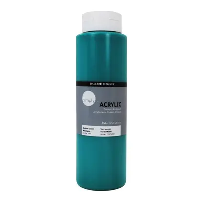 Корица на „Акрилна боя DALER-ROWNEY Simply, 750 мл, зелено (Medium Green)"