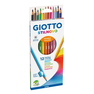 Корица на „Цветни моливи GIOTTO STILNOVO, шестоъгълно тяло, 12 цвята"