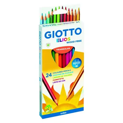 Корица на „Цветни моливи GIOTTO ELIOS, триъгълно тяло, 24 цвята"