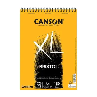 Корица на „Скицник със спирала CANSON XL Bristol, за молив, мастило, маркери, A4, 180 г/кв.м, very smooth, 50 л"