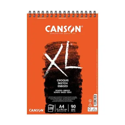 Корица на „Скицник със спирала CANSON XL Croquis, за сухи техники, A4, 90 г/кв.м, fine grain, 120 л."
