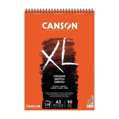 Корица на „Скицник със спирала CANSON XL Croquis, за сухи техники, A3, 90 г/кв.м, fine grain, 120 л."