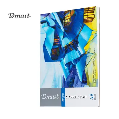 Корица на „Скицник Deli Dmast EC365, за маркери, A5, 75 г/кв.м, 50 л."