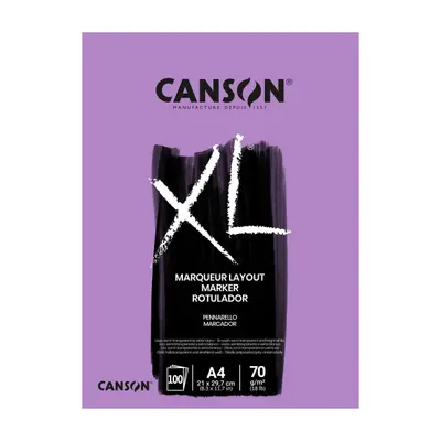 Корица на „Скицник CANSON XL Marker, за маркери, A4, 70 г/кв.м, very smooth, 100 л."