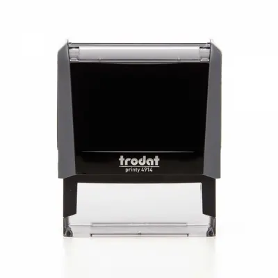 Корица на „Печат Trodat Printy 4914, правоъгълен, 64x26 мм, син тампон"
