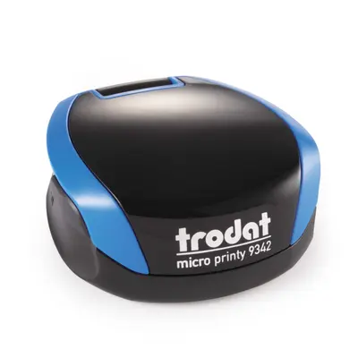 Корица на „Печат Trodat Micro Printy 9342, джобен, кръгъл, D42, син тампон"