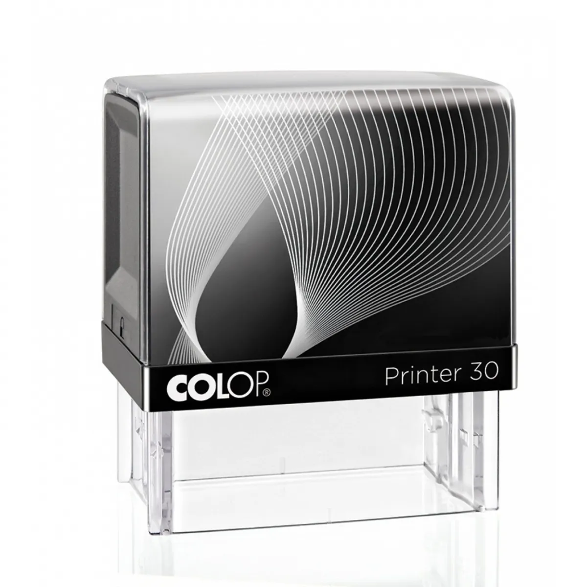 Печат Colop Printer 30, правоъгълен, 18х47 мм, черен тампон