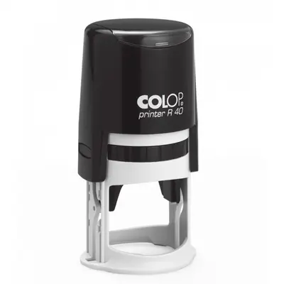 Корица на „Печат Colop Printer R40, кръгъл, D40 мм, син тампон"