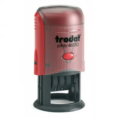 Корица на „Датник Trodat Printy 46130 с цифри, височина на шрифта 3 мм, клише D30, черен тампон"