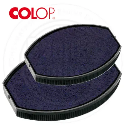 Корица на „Тампон Colop E/Oval44, за автoматичен печат Printer Oval 44, елипса, 28х44 мм, син цвят"