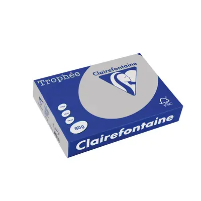 Корица на „Хартия коп.цв., А4, 80 г/м2, Steel Grey Trophee"