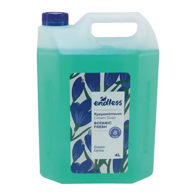 Корица на „Течен сапун пълнител 4000 мл ботаник зелен"