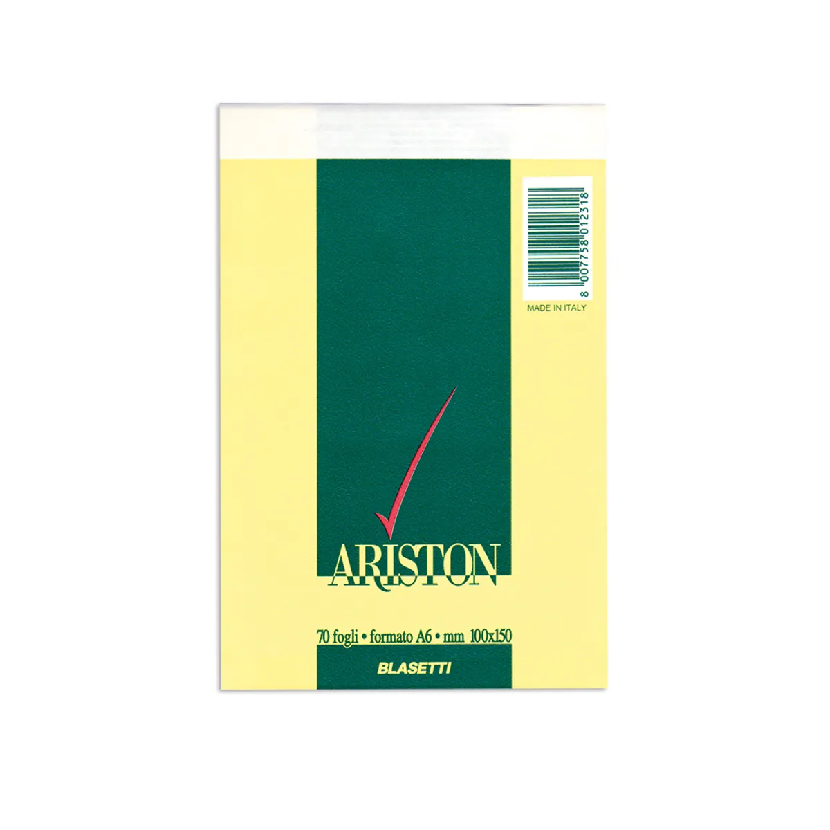 Бележник шит Ariston, А6, 70 л., 60 г/м2, каре