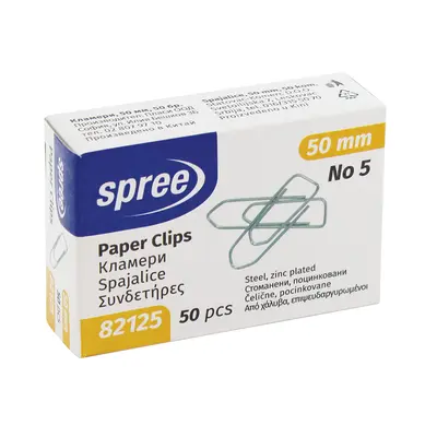 Корица на „Кламери Spree №5, 50 mm, 50 бр."