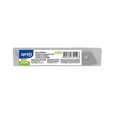 Корица на „Резервни ножчета Spree за макетен нож 18 mm"
