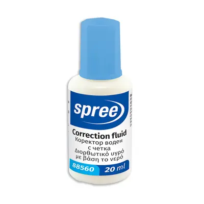 Корица на „Коректор Spree Aqua - воден с четка - 20 ml"