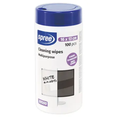 Корица на „Кърпички Spree за почистване мултифункц.-100 бр"