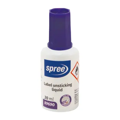 Корица на „Течност за отлепване на етикети Spree - 20 ml"