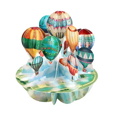 Корица на „Картичка Hot Air Baloons, Pirouettes"