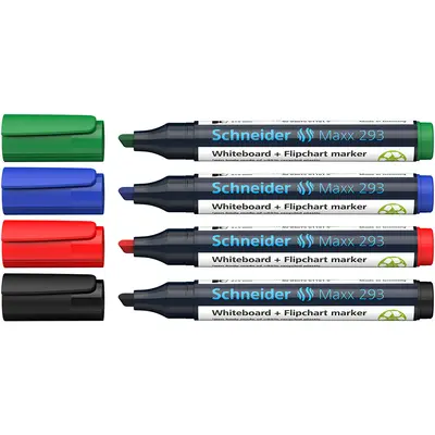 Корица на „К-кт Маркер Schneider Maxx290-б. дъска-скос-4 цв"