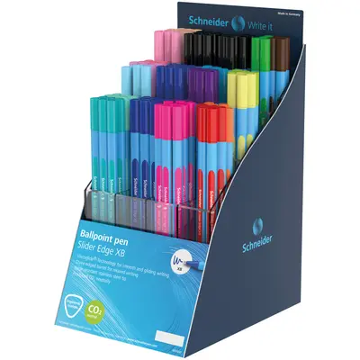 Корица на „Химикалка Slider Edge Colours/Pastel XB, 19 цв., дисплей"