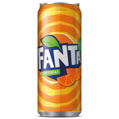 Корица на „Напитка Fanta портокал 0.33 л, кенче“