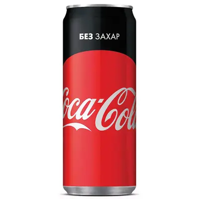 Корица на „Напитка Coca Cola Zero 0.33 л, кенче“
